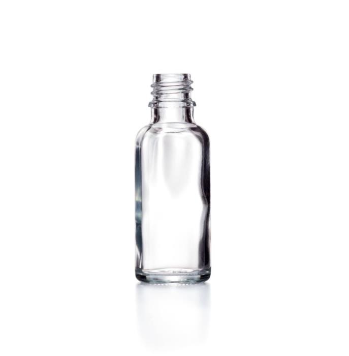 15ml Clear Glass Dropper Bottle, GL18 Neck